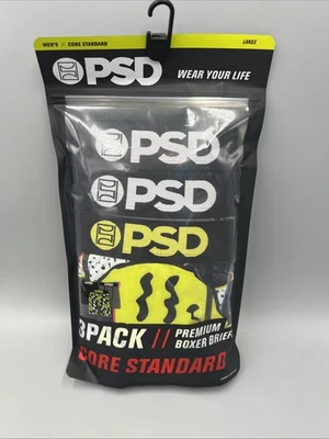 Calzoncillos boxer premium estándar a cuadros PSD 7" entrepierna cara sonriente, talla L, 36-38" Foto 1 de 4