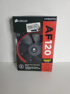 Corsair AF120 120mm Air Flow Quiet Edition Air Series PC Fan--NEW - Image 1 of 3