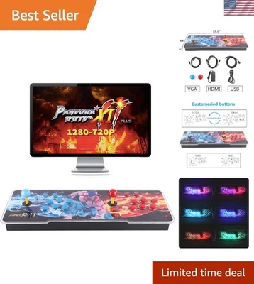 Consola Arcade Juegos Retro 30000 con Controles Personalizados y Funciones de Juegos 3D Foto 1 de 4