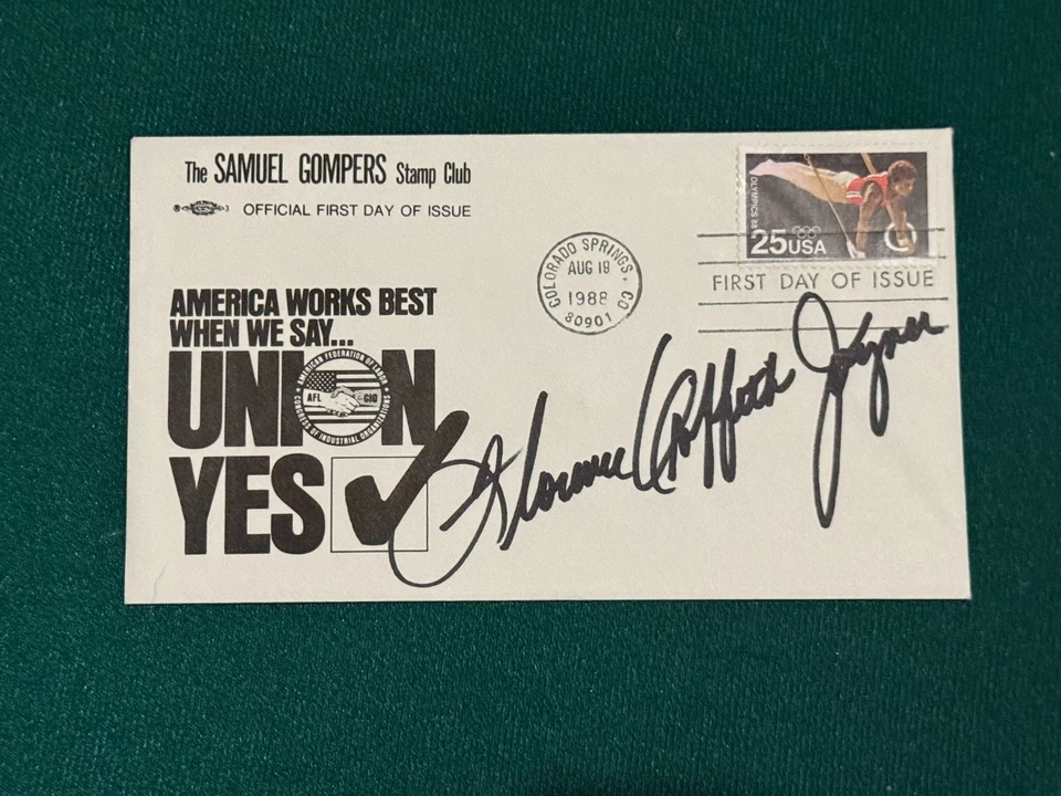 Florence Griffith-Joyner 亲笔签名首日封面美国奥运会田径明星 — 第 1/1 张图片