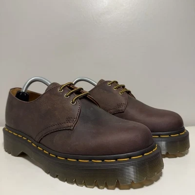 Dr Martens 1461 Bex Cuero Liso Oxford Mujer Talla 7 Marrón Estilo Vintage Foto 1 de 4