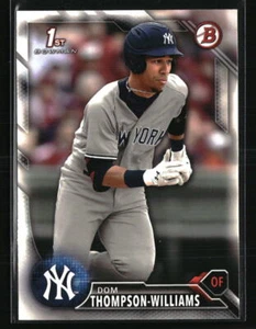 Dom Thompson-Williams 2016 Bowman Draft #BD-23 Baseball Card - Picture 1 of 2