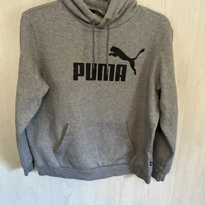 Boys Gray Size Large PUMA Hoodie Sweatshirt Top - Picture 1 of 4
