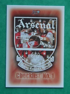 1997 FUTERA FANS SELECTION - CHECKLIST No1 - ARSENAL No 80 - Picture 1 of 1