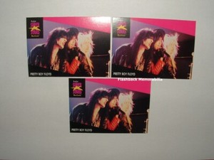 (3) Pc PRETTY BOY FLOYD PRO SET CARDS LOT 1st Edition SUPER STARS MusiCards MINT