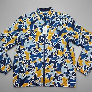 Original Penguin Men's Golf Full Zip Novelty Printed Wind Jacket Colorful - Picture 1 of 11