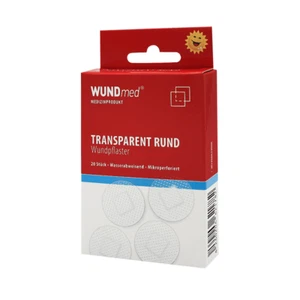 2x WUNDmed Transparent Rund Ø 2,5cm Wundpflaster Wasserabweisend 20 Stück - Bild 1 von 1