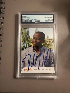 Dule Hill 2015 Cryptozoic Psych Seasons 5-6 Signed Auto Card PSA DNA Gus RARE - Picture 1 of 2
