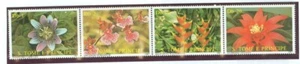 Sao Thomas & Principe 804E-804H Flowers Strip of 4MNH - Picture 1 of 1