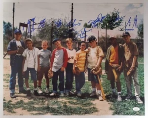 The Sandlot Signed 16x20 Photo 8 Cast Members JSA 8 Signatures RARE ON SALE - Picture 1 of 2