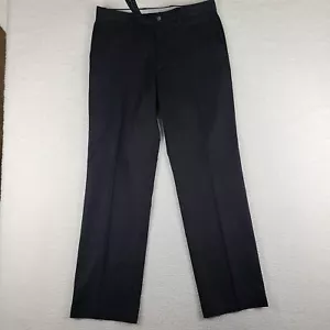 Callaway Pants Mens 34x32 Black Solid Straight Leg Performance Tech Golf Chino - Picture 1 of 13