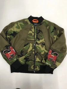 Cult Of Individuality Herren Bato Bomberjacke In Camouflage New York Patches Medium - Bild 1 von 8