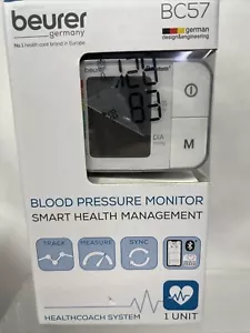Beurer BC57 Wrist Blood Pressure Monitor Automatic Cuff Bluetooth Smart Health - Picture 1 of 5