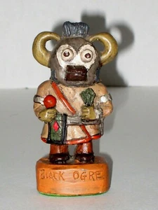 Estatuilla vintage 1983 Ogro negro Nataska Kachina Katsina muñeca de J Vincent - Imagen 1 de 7