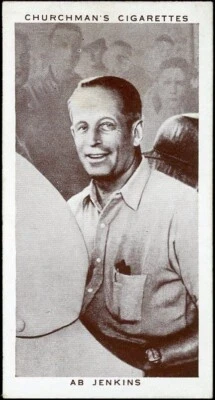 1939 W.A. & A.C. Churchman Kings of Speed #14 AB Jenkins EX/MT - Image 1 of 2