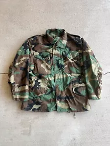 Vintage 80's Alpha Industries Cold Weather Field Camo Jacket - Bild 1 von 6