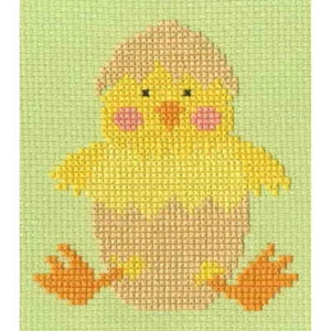 Bothy Threads Kreuzstich Stickpackung "Ostern – Küken", Zählmuster, SKIP7, 15x17 - Bild 1 von 3
