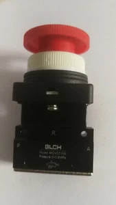 MOV 321EB, 3/2 Wege Ventil, Handschalter rot Notaus rastend Kolbenentlüftung - Picture 1 of 4