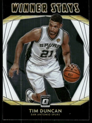 2020 Donruss Optic #15 Tim Duncan Winner Stays - Image 1 of 2