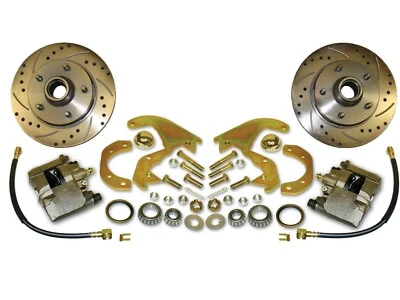 Kit completo de frenos de disco delanteros atornillables Chevrolet Bel-Air 1955-'57 #55-308 Foto 1 de 2