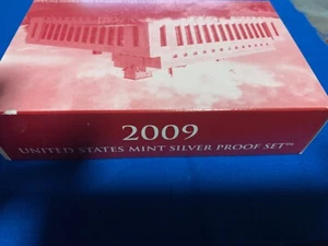 2009 UNITED STATES SILVER PROOF SET 18 COINS NEVER OPENED ***FREE SHIPPING*** - Picture 1 of 10