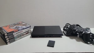 Sony PlayStation 2 Slim Bundle, Model #SCPH-90001, Works! - Picture 1 of 15