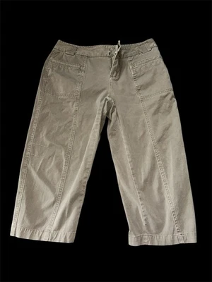 Pantalón capri Cold Water Creek marrón talla 6 petite Foto 1 de 3