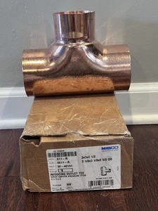 Nibco 611R 3X3x21/2 3" x 3" x 2-1/2" Nom C Kupfer T-Stück - Reduzierung Auslass T-Stück - Bild 1 von 5