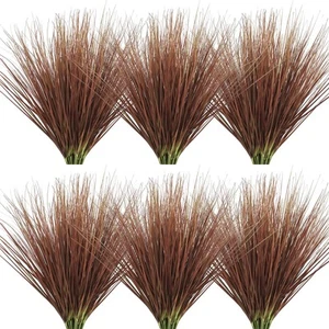 20Pcs Artificial Onion Grass Fake UV Resistant Outdoor Shrubs Plants Flowers ... - Picture 1 of 7