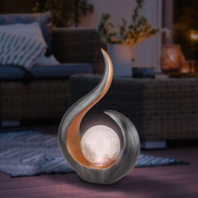 GLOBO LED SOLARLEUCHTE FARBWECHSEL DEKO SOLARLAMPE OUTDOOR TISCHLAMPE 77636803 - Bild 1 von 4