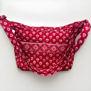 Vera Bradley gesteppte Nantucket rot Schulter/Umhängetasche nicht mehr produziert 4. Juli - Bild 1 von 9