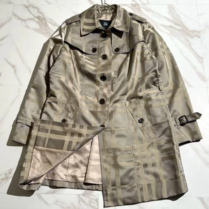 Burberry London Trenchcoat Nova Check lange Länge gravierte Knöpfe 44 Japan - Bild 1 von 9