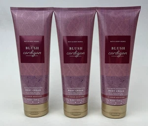 3 Bath & Body Works Blush Cardigan Ultimate Hydration Moisture Body Creams - Picture 1 of 2