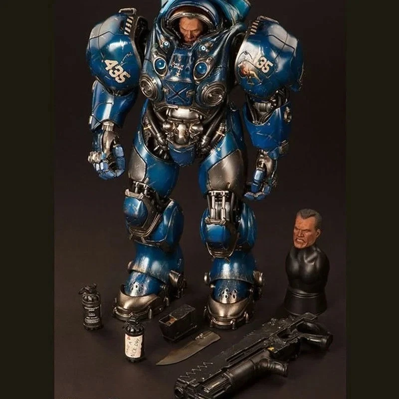 Figura de acción Starcraft2 Tychus Heroes of The Storm Blizzard Warcraft modelos 9"  Foto 1 de 4