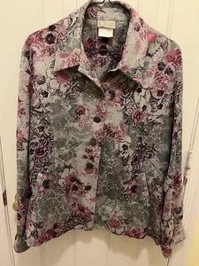 Company Collection Damen Shirtjacke 16 Polyester, weich, rosa, lila, grau - Bild 1 von 9