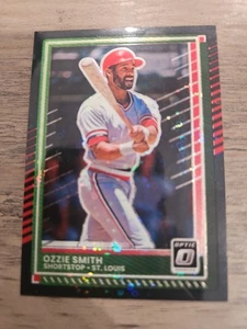 2025 Donruss Optic Ozzie Smith Black Disco Parallel - Cardinals - Hall Of Fame - Picture 1 of 2