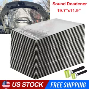 12pcs Car Sound Deadening Mat Automotive Sound Deadener Insulation 19.7''x11.9'' - Picture 1 of 10