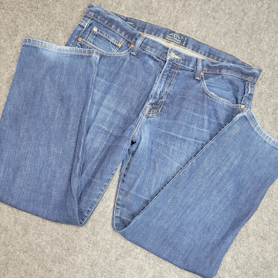 Lucky Brand Jeans Mens 38X30 Dark Wash 221 Original Straight Classic Fit City - Image 1 of 4