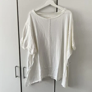 Free People Care FP Say La Vie Tee Size S Small Oversized Top Casual - Picture 1 of 12