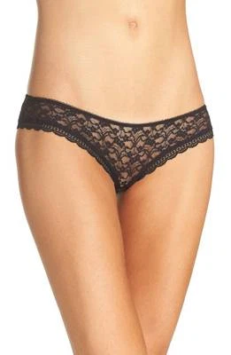 全新带标签 Free People Intimate FP 蕾丝 Hipster Briefs 零售 $12 — 第 1/4 张图片