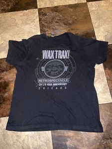 Official Wax Trax Records Shirt 2011 KMFDM Industrial Chicago: L - Picture 1 of 9