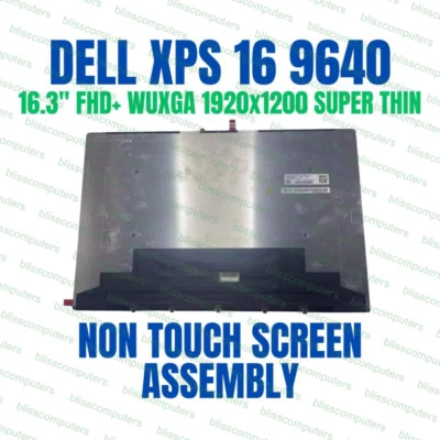 16.3" WUXGA LAPTOP LCD Screen Glass Assembly Dell XPS 16 9640 P129F 0567R5