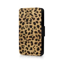 Leopard Print Phone Flip Case For Samsung