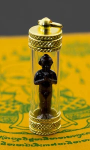 Amulette thaï Ai Kai Guman kuman thong Golden boy Vaudou Richesse chance # 1647 - Imagen 1 de 5