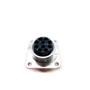 Amphenol 18-15 Circular MIL Spec Connector Plug 4 Hole 10 Position - Picture 1 of 4