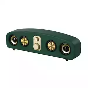 Desktop Wireless Speakers (Wood Grain), Portable Speakers, 3D Stereo and Subwoof - Picture 1 of 12