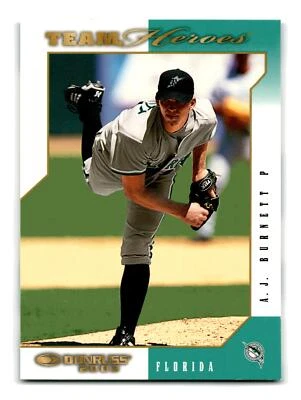 A.J. Burnett 2003 Donruss Team Heroes #206 Florida Marlins NM-MINT - Image 1 of 2