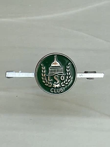 Vintage LSO Club London Symphony Orchestra Green Enamel Music badge 1970s - Picture 1 of 5