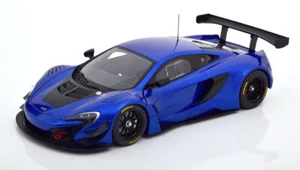 1:18 AUTOart McLaren 650S GT3 azul metálico/negro - Imagen 1 de 7