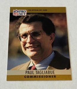 1990 Pro Set Special Inserts Paul Tagliabue #2 Commissioner Rookie card RC HOF - Picture 1 of 2